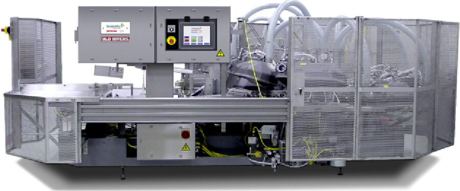 Cryovac 8600E-14E rotary chamber packaging machine, the same chassis as the 8600-16 CS at a different seal bar width